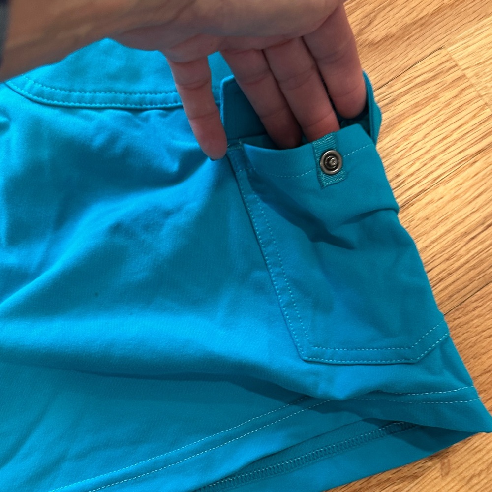 Kuhl Turquoise Women's Skort, size M, 5 pockets - Picture 4 of 6